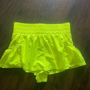 Neon Yellow shorts
